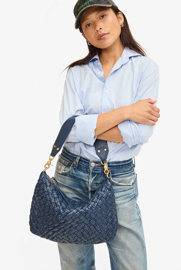 PETIT MOYEN MESSENGER - BRIGHT NAVY PUFFY