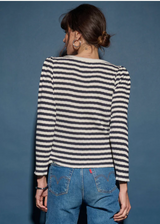 AMELIE TOP IN POINTELLE STRIPE