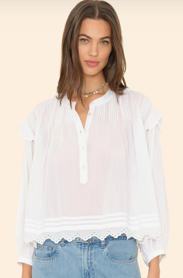 LUCIELLE TOP - WHITE