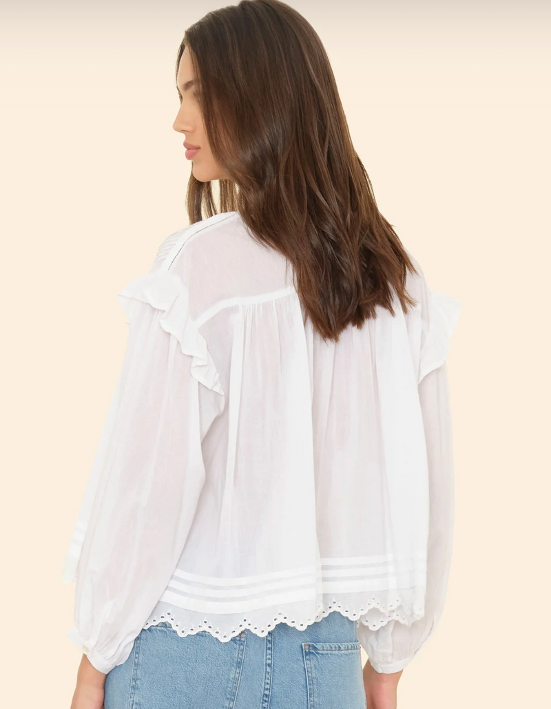 LUCIELLE TOP - WHITE