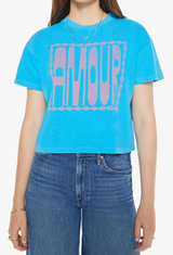 THE GRAB BAG CROP TEE IN AMOUR