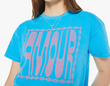 THE GRAB BAG CROP TEE IN AMOUR