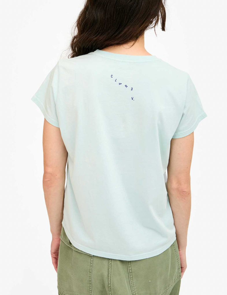 CLASSIC TEE IN SKY BLUE W/GRASS BON VIANT