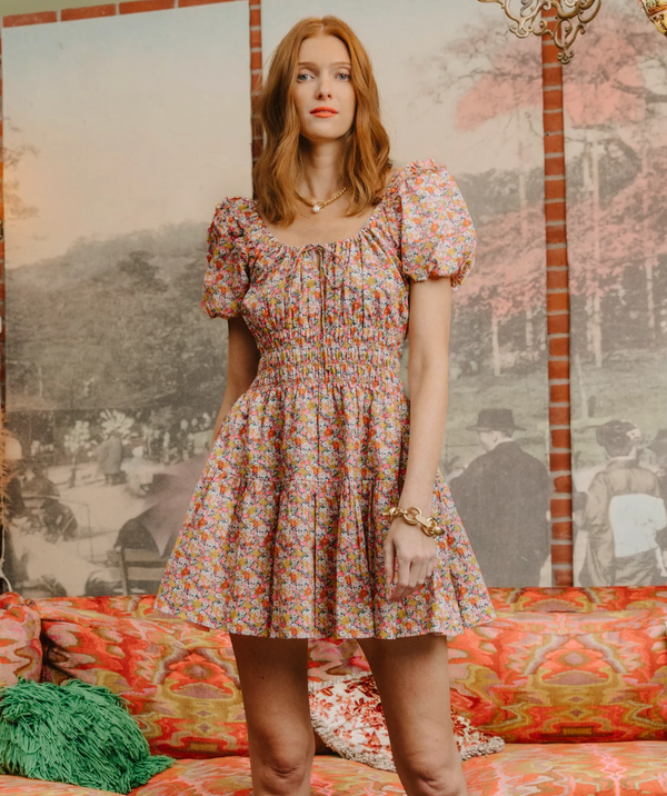 NICOLA DRESS IN LIBBY PRINT