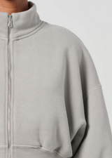 ASTA ZIP SWEATSHIRT IN DRAB