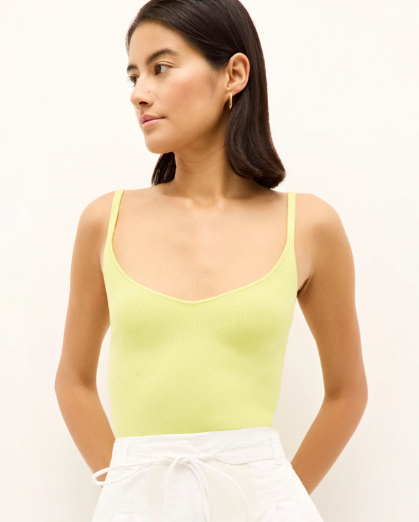 HEATHER TANK IN LEMONADE