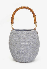 Pot de Miel w/ Bamboo Top Handle in Powder Blue