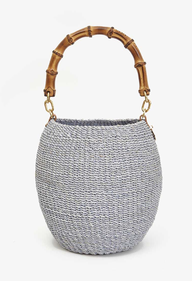 Pot de Miel w/ Bamboo Top Handle in Powder Blue