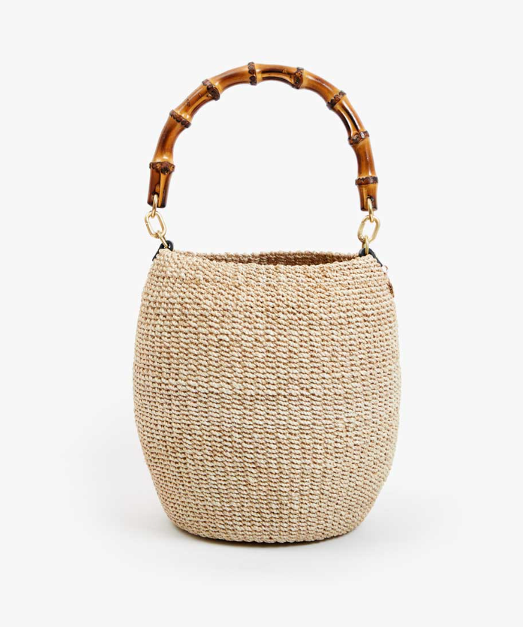 POT DE MIEL W/ BAMBOO HANDLE IN CREAM