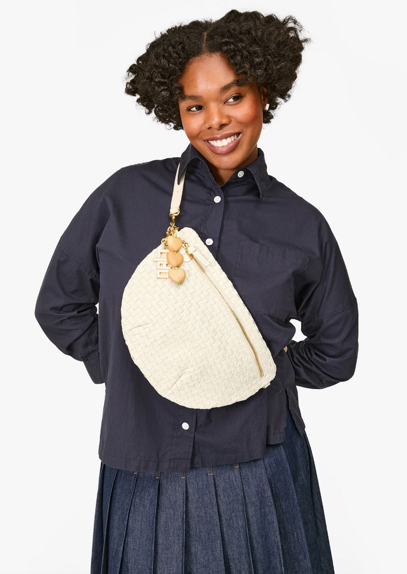 GRANDE FANNY CREAM WOVEN CHECKER