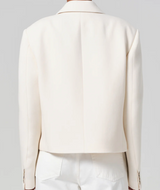 COREN CROPPED BLAZER IN CREAM