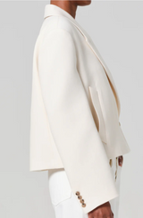 COREN CROPPED BLAZER IN CREAM