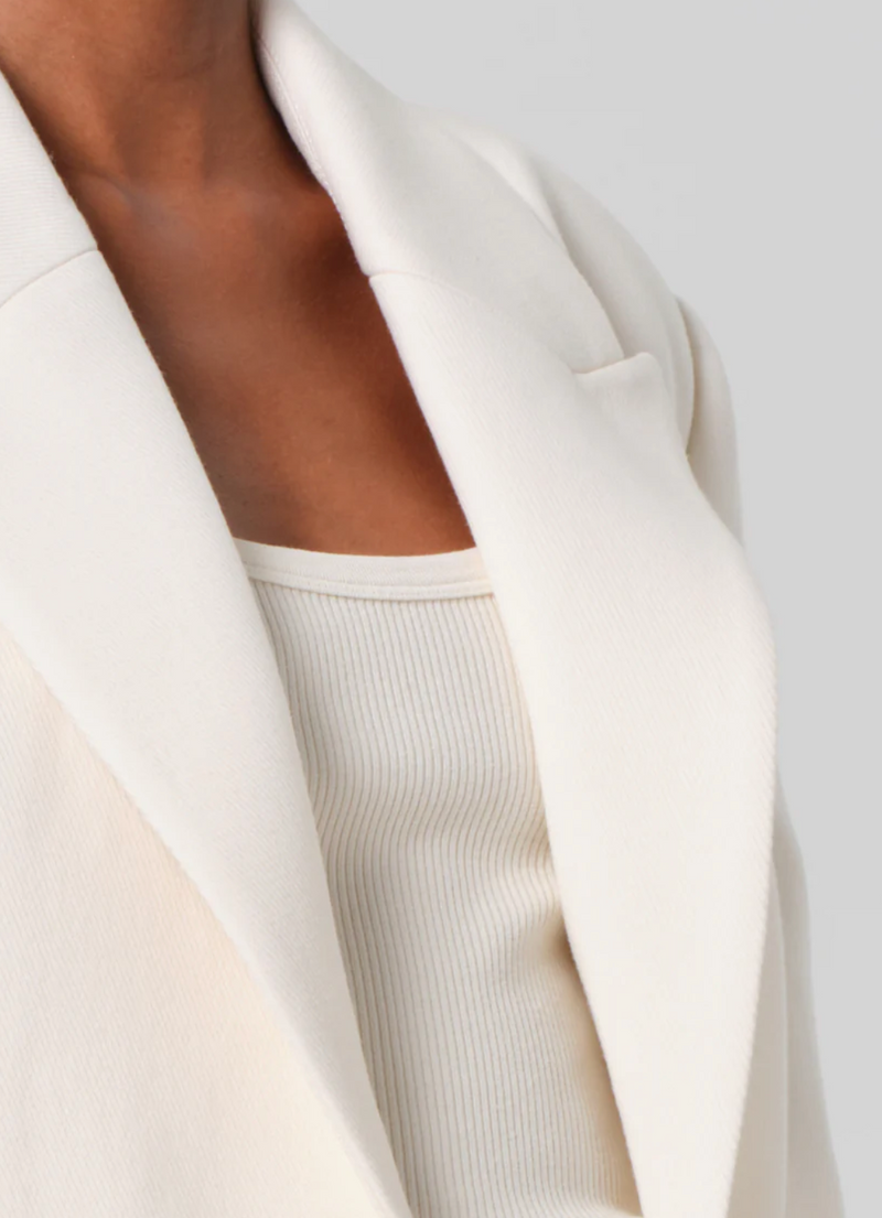 COREN CROPPED BLAZER IN CREAM