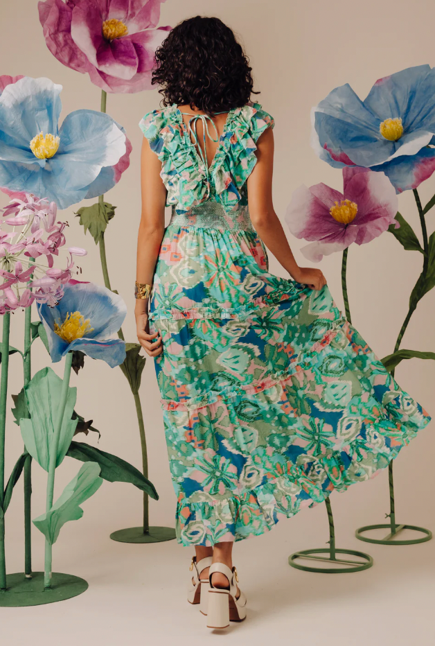 AZALEA DRESS IN BERMUDA IKAT