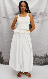 ESTEFANIA IN WHITE
