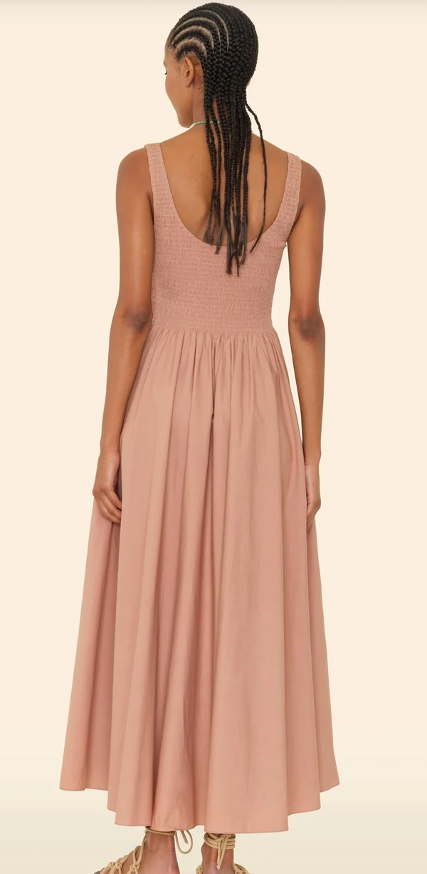 FLORENCE DRESS IN CAPPUCCINO