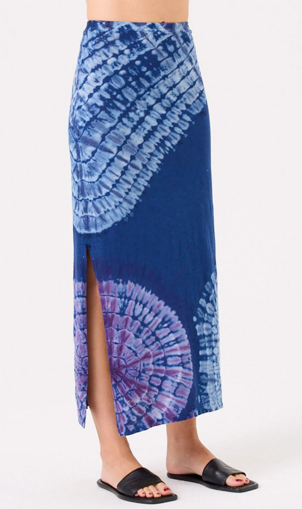 MULTI TIE DYE SKIRT