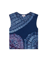 SLVLS CROP TEE MULTI TIE DYE