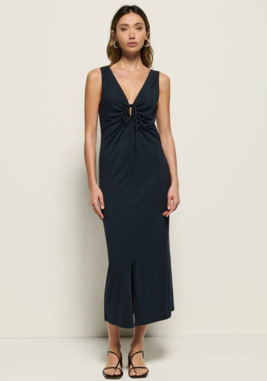 GRACIE MIDI DRESS IN NIGHT SKY