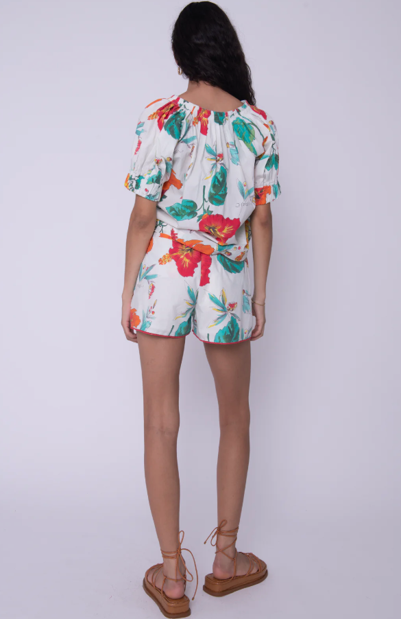 DAWSON TOP IN CARMELA FLORAL