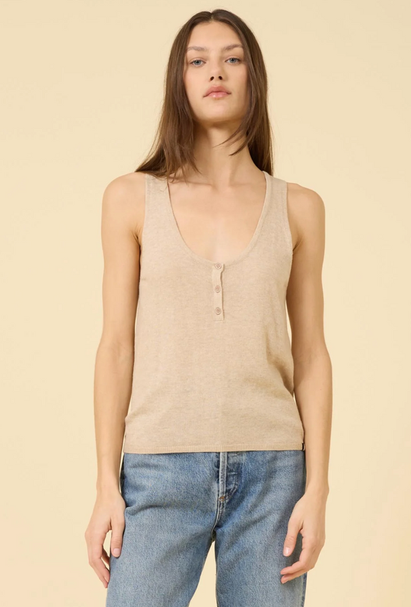 BIANCA TANK IN LATTE