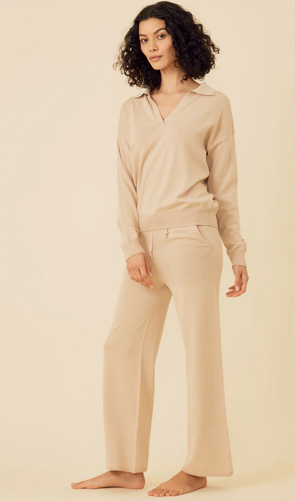 BIANCA CROPPED PANT IN LATTE