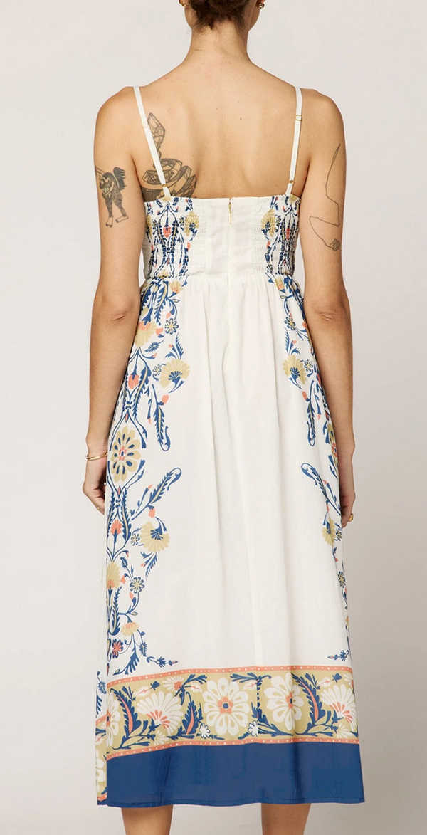 TAMASIN MIDI DRESS IN MONACO PRINT