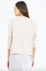SLOANE COTTON VNECK IN CANVAS