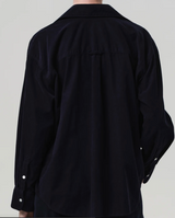 KAYLA SHIRT IN CORDUROY NAVY
