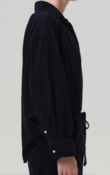 KAYLA SHIRT IN CORDUROY NAVY