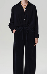 KAYLA SHIRT IN CORDUROY NAVY