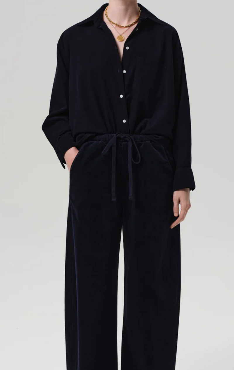 KAYLA SHIRT IN CORDUROY NAVY