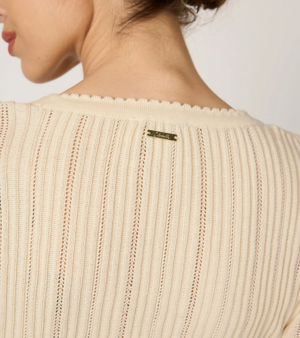 ZOE SWEATER IN IVORY