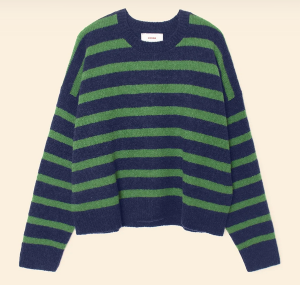 LELA SWEATER IN NAVY PINE