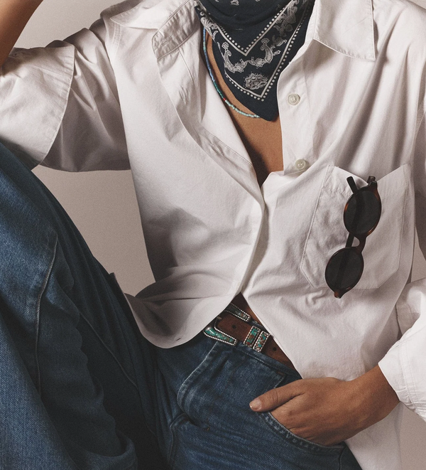 MONROE SHIRT IN WHITE