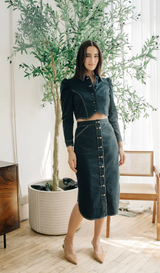 AURORE JACKET IN PAGENT BLUE