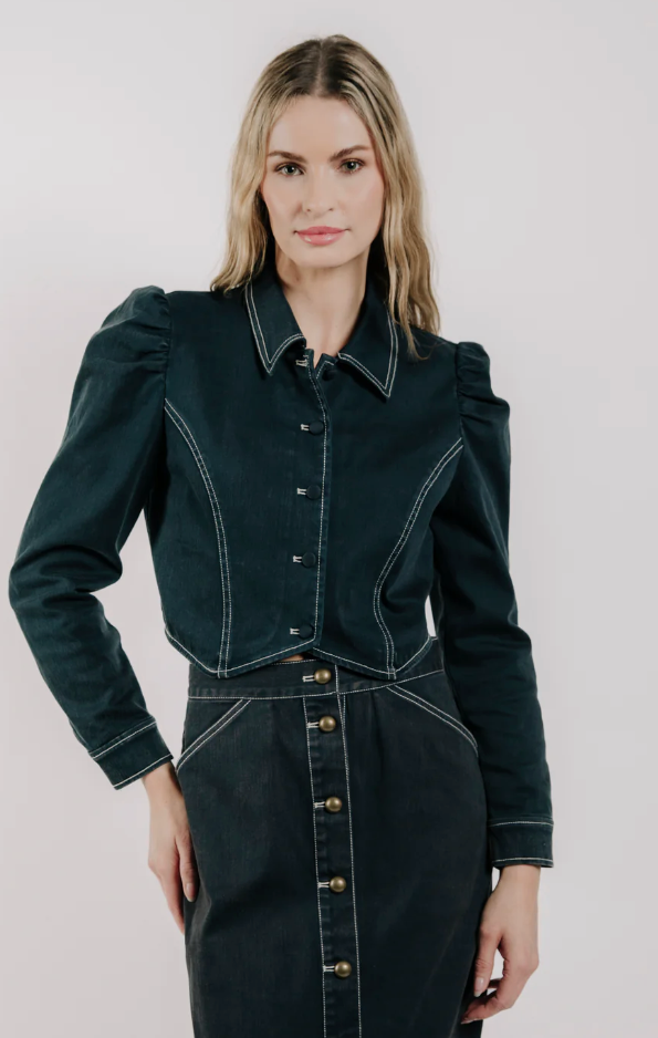 AURORE JACKET IN PAGENT BLUE