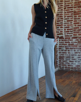 IRA SWEATER VEST IN BLACK