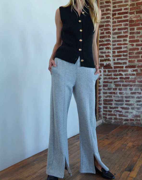 IRA SWEATER VEST IN BLACK
