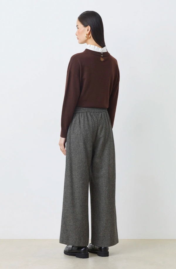 JAZZY TROUSER IN CARBONE