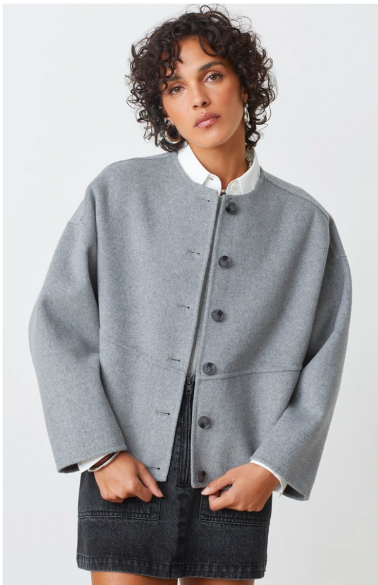 EDDY COAT IN GRIS