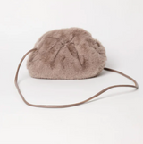 FAUX FUR CLUTCH