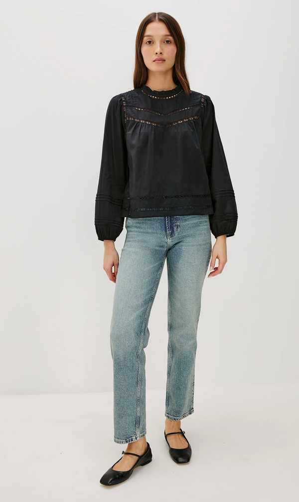 REYNA TOP IN BLACK