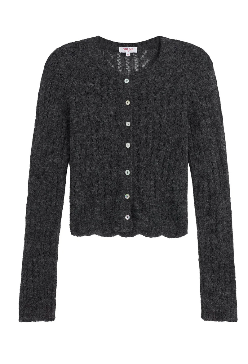 Cardi Alp/pointelle