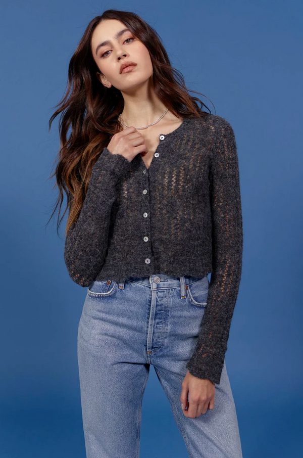 Cardi Alp/pointelle