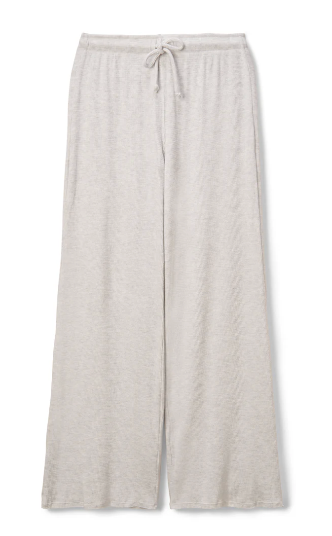 MADDIE BRUSHED WAFFLE DRAWSTRING PANT