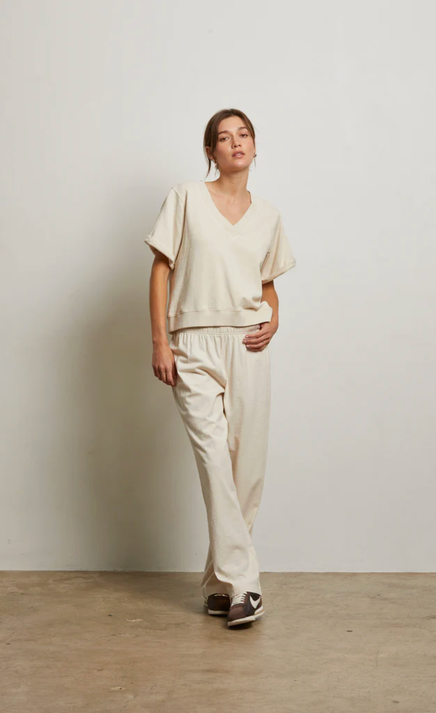 ADELE COTTON PANTS IN SUGAR