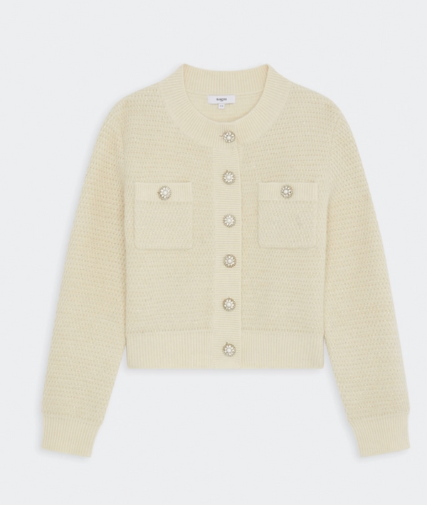 GABOR CARDIGAN IN BLANC