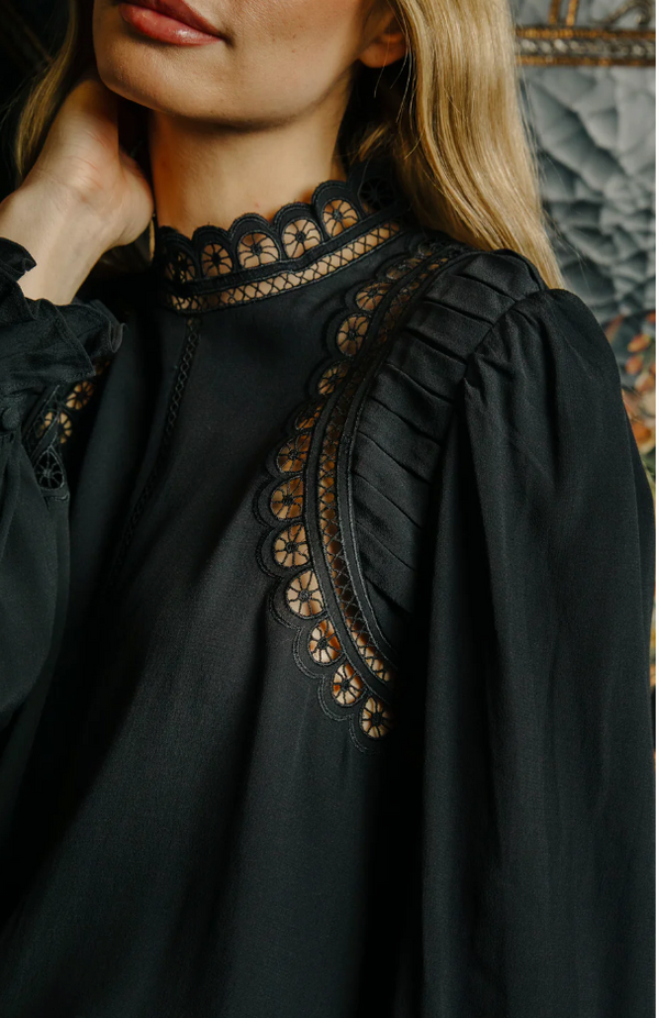 FIONA TOP IN BLACK