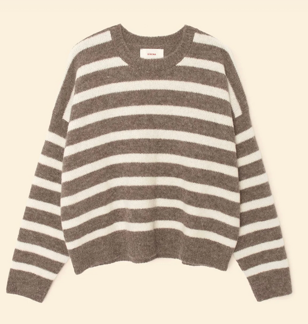LELA SWEATER IN WHEAT IVORY